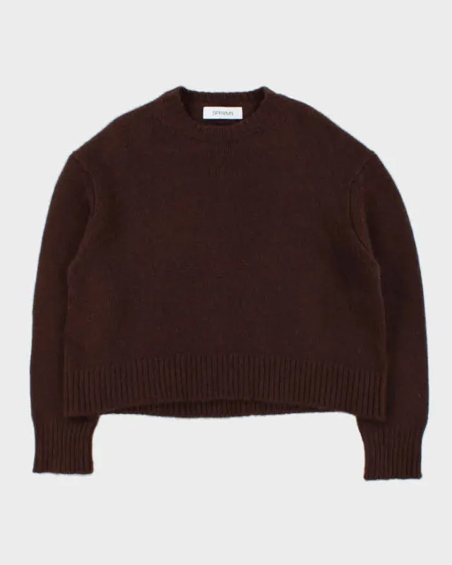 SPRWMN Cashmere Boxy Cropped Jumper - S sold by Rokit