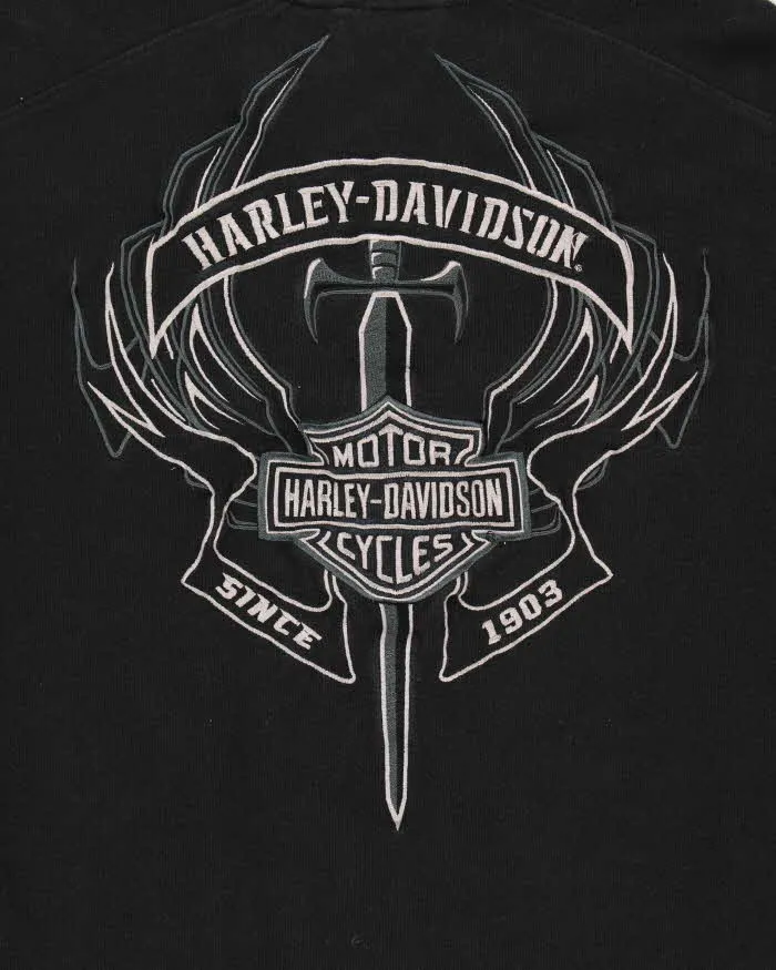 Vintage 00s Harley Davidson Embroidered Crewneck Sweatshirt - XXL sold by Rokit product image thumbnail 3