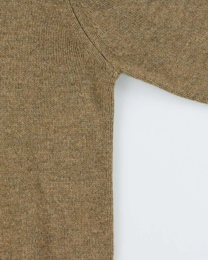 Vintage 00s Napapijri Speckled Wool Quarter-Zip Knit Jumper - L sold by Rokit product image thumbnail 4