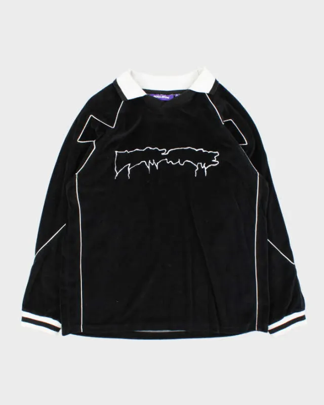 Fucking Awesome Velour Long Sleeve Soccer Jersey - M sold by Rokit