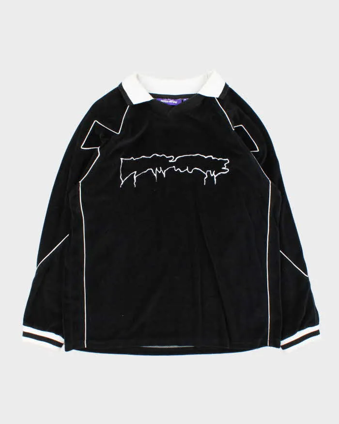Fucking Awesome Velour Long Sleeve Soccer Jersey - M sold by Rokit
