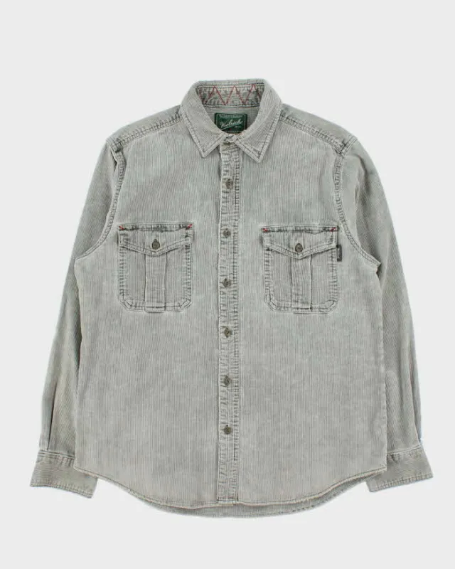 Vintage Woolrich Heavyweight Cotton Long Sleeve Corduroy Shirt - M sold by Rokit