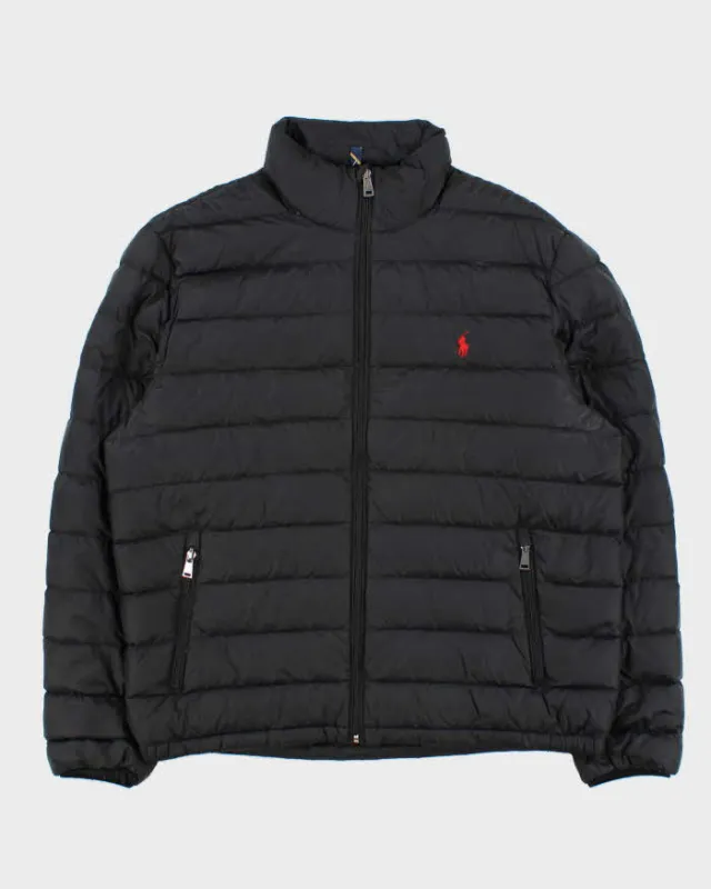 Vintage Polo Ralph Lauren Lightweight Duck Down Puffer Jacket - L sold by Rokit