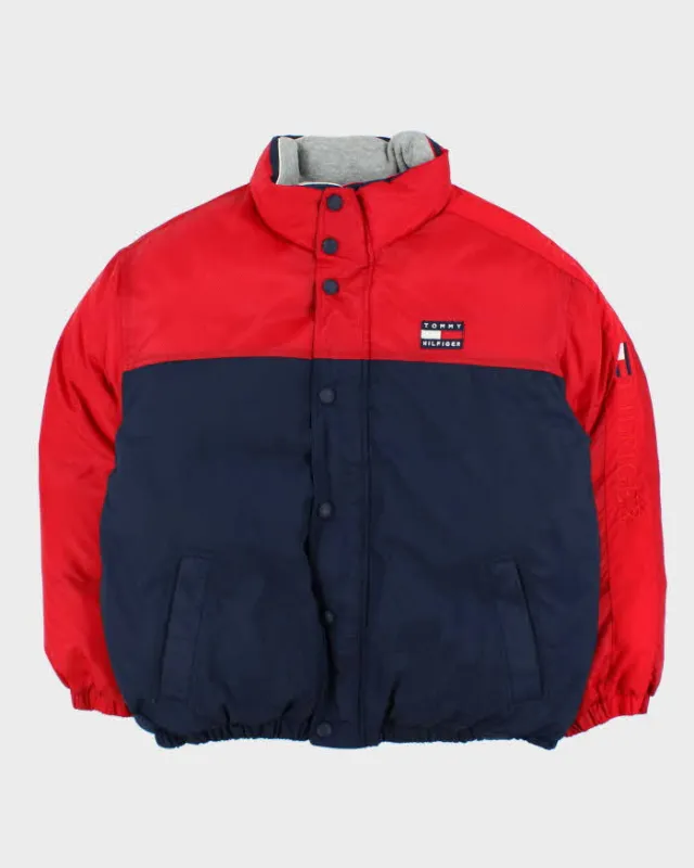 Vintage Y2K 00s Tommy Hilfiger Colourblock Duck Down Puffer Jacket - XL sold by Rokit