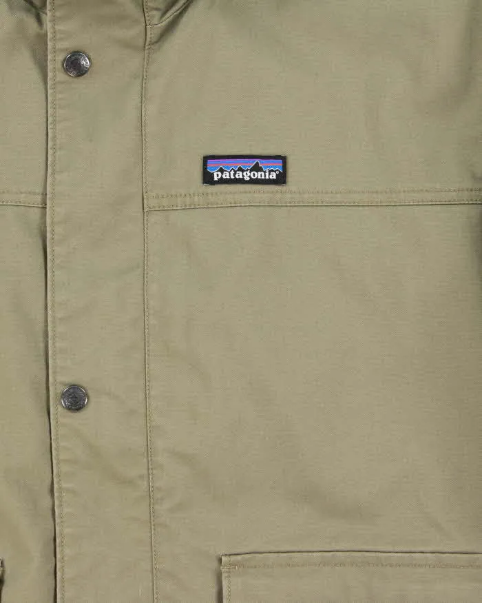 Vintage Patagonia Maple Grove Sherpa Lined Khaki Canvas Jacket - XL sold by Rokit product image thumbnail 4