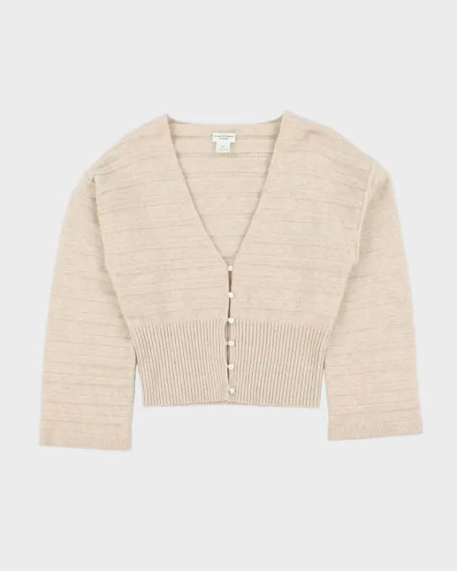 Vintage Club Monaco Cashmere Ribbed Cardigan - S sold by Rokit