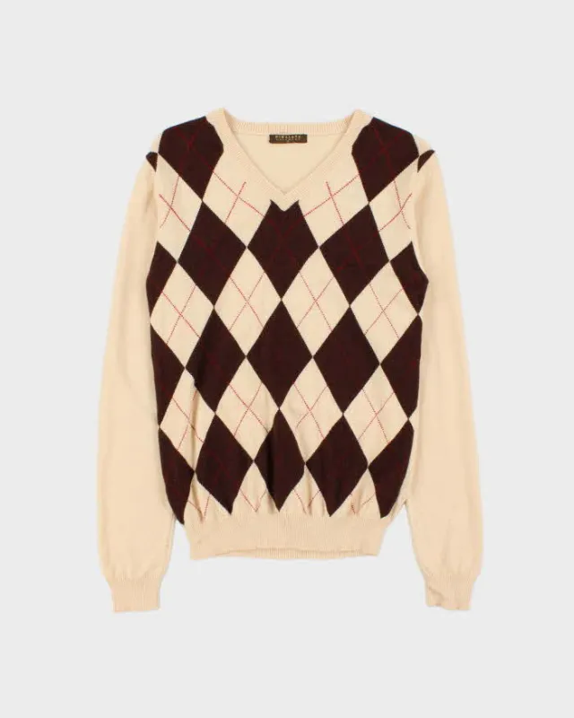 Vintage Himalaya Cashmere V-neck Jumper - S sold by Rokit