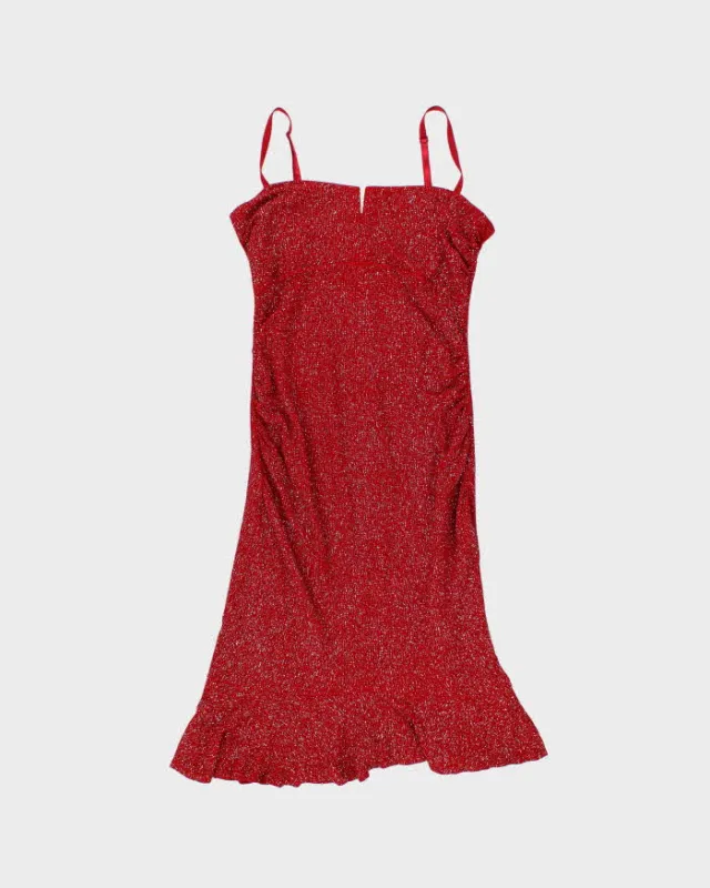 Vintage 00s Le Chateau Glittery Dress - S sold by Rokit