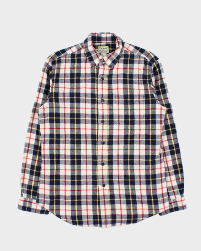 Vintage L.L.Bean Plaid Oversized Long Sleeve Flannel Shirt - M sold by Rokit