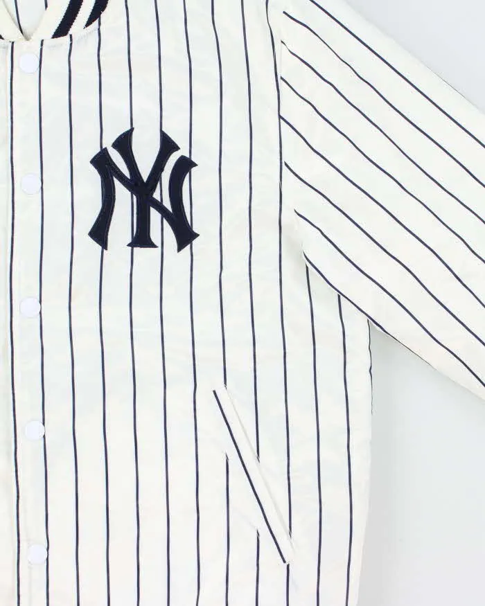 Vintage 00s Majestic New York Yankees Quilted Varsity Baseball Jacket - L sold by Rokit product image thumbnail 4