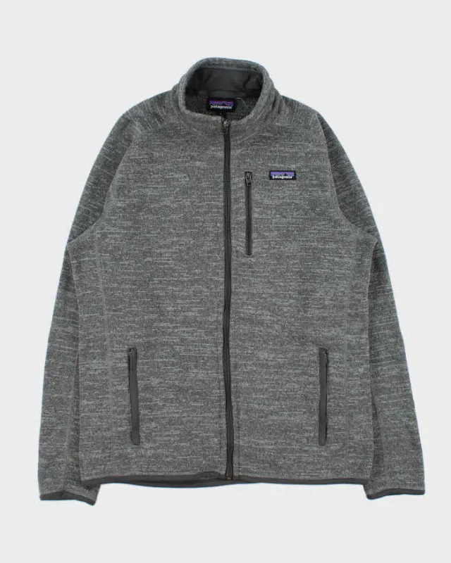 Vintage Patagonia Melange Grey Full-Zip Fleece - L made by Patagonia