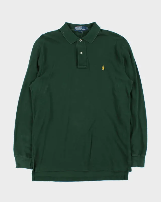 Vintage 00s Polo Ralph Lauren Oversized Long Sleeve Polo Shirt - M sold by Rokit