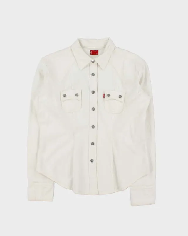 Vintage Y2K 00s Women's Levi's Denim Long Sleeve Western Shirt - XL sold by Rokit