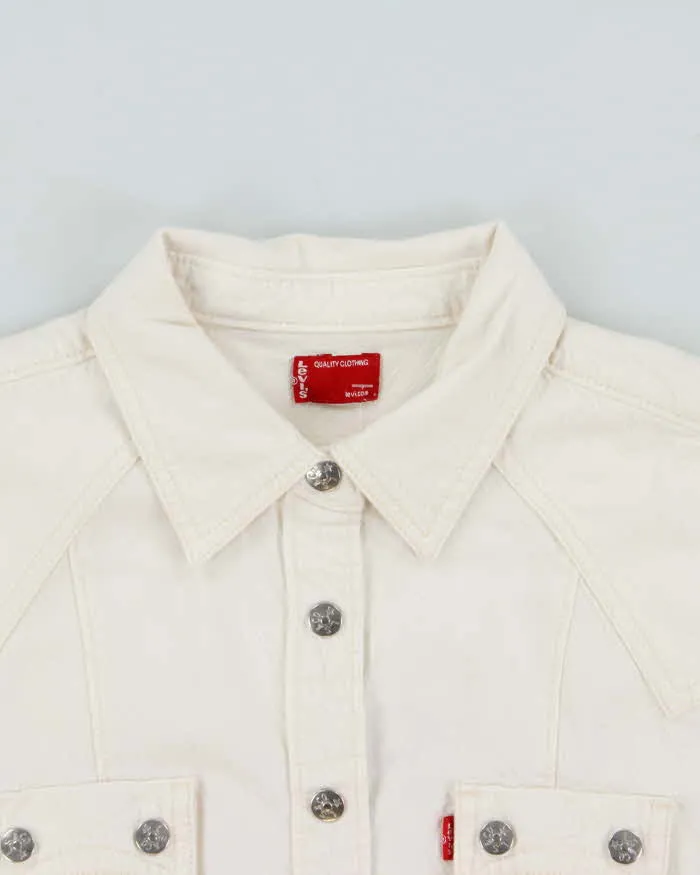 Vintage Y2K 00s Women's Levi's Denim Long Sleeve Western Shirt - XL sold by Rokit product image thumbnail 3