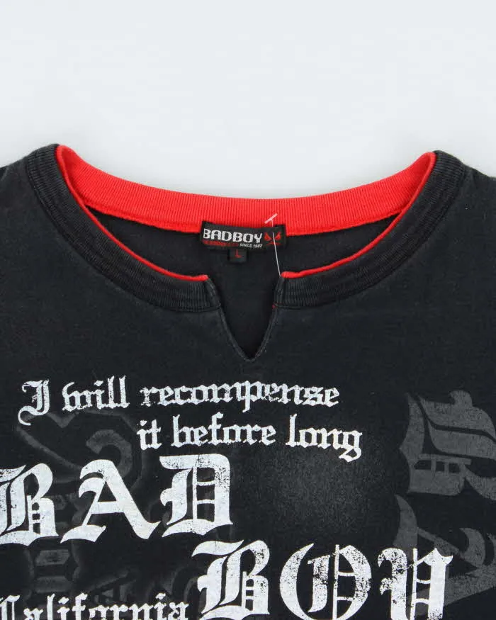 Vintage Y2K 00s BadBoy Gothic Double Layer T-Shirt - L sold by Rokit product image thumbnail 5
