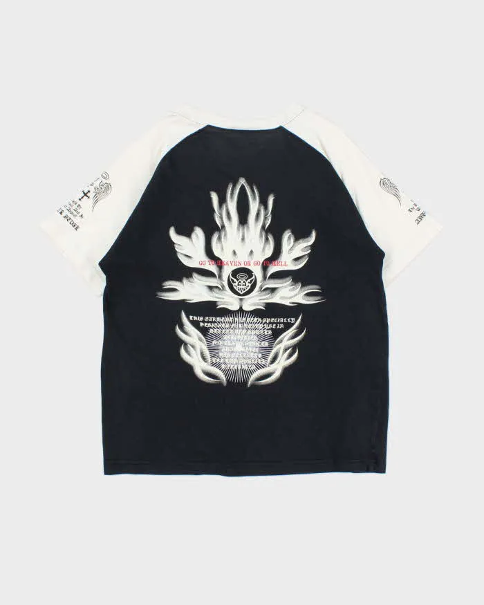 Vintage Y2K 00s Angel Devil Graphic Crewneck T-Shirt - M sold by Rokit product image thumbnail 2
