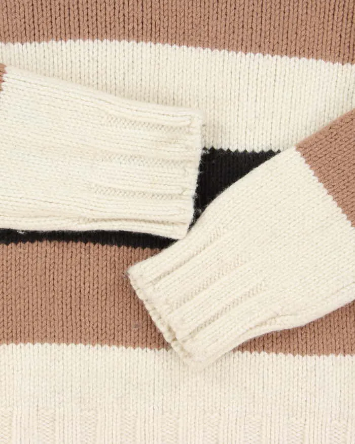 Vintage 1990s D&G Chunky Striped Wool Knit Roll-Neck Jumper - S sold by Rokit product image thumbnail 5