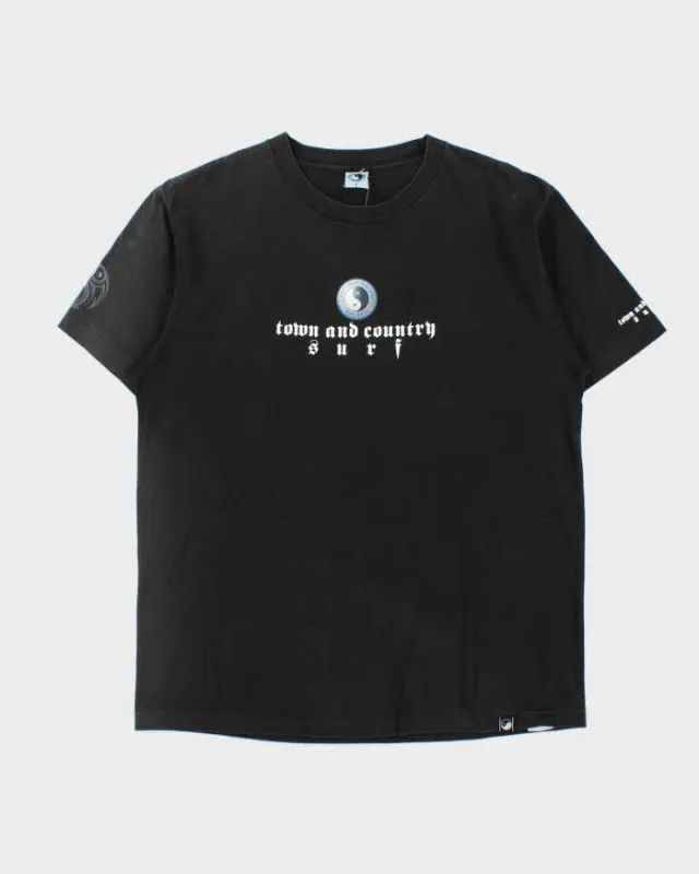 Vintage Y2K 00s T&C Surf Graphic Crewneck T-Shirt - L sold by Rokit