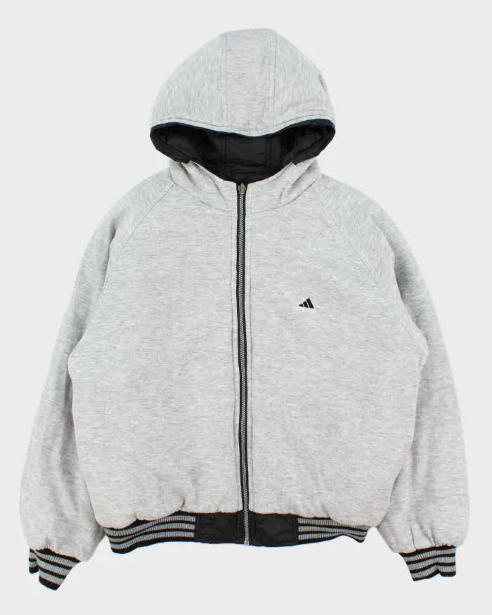 Vintage 1990s Adidas Reversible Padded Hooded Bomber Jacket - M sold by Rokit product image thumbnail 4