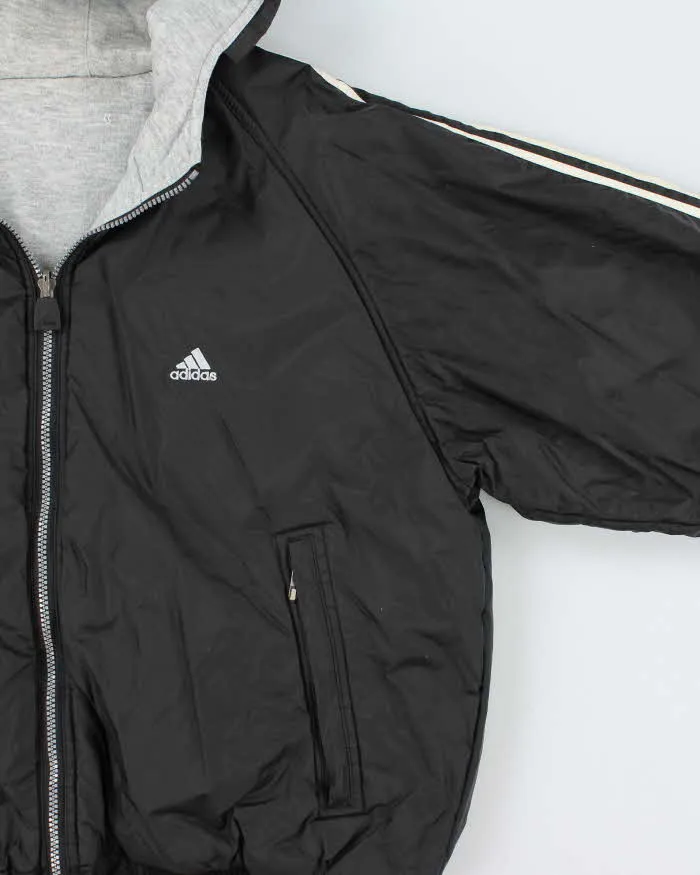 Vintage 1990s Adidas Reversible Padded Hooded Bomber Jacket - M sold by Rokit product image thumbnail 3