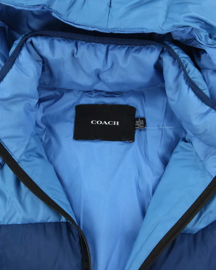 2021 Coach Colourblock Duck Down Filled Oversized Hooded Puffer Jacket - S sold by Rokit product image thumbnail 4