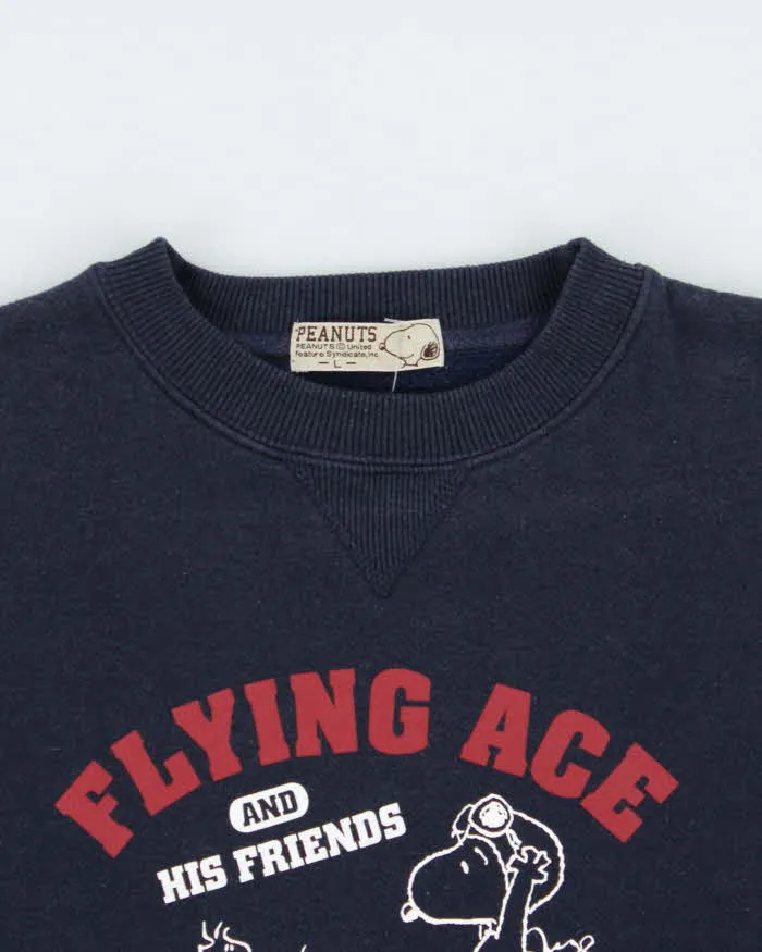 Vintage 1990s Peanuts Flying Ace Crewneck Sweatshirt - L sold by Rokit product image thumbnail 5