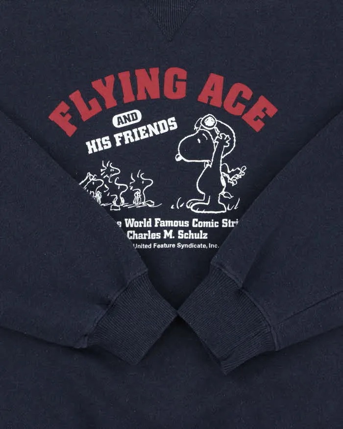 Vintage 1990s Peanuts Flying Ace Crewneck Sweatshirt - L sold by Rokit product image thumbnail 4