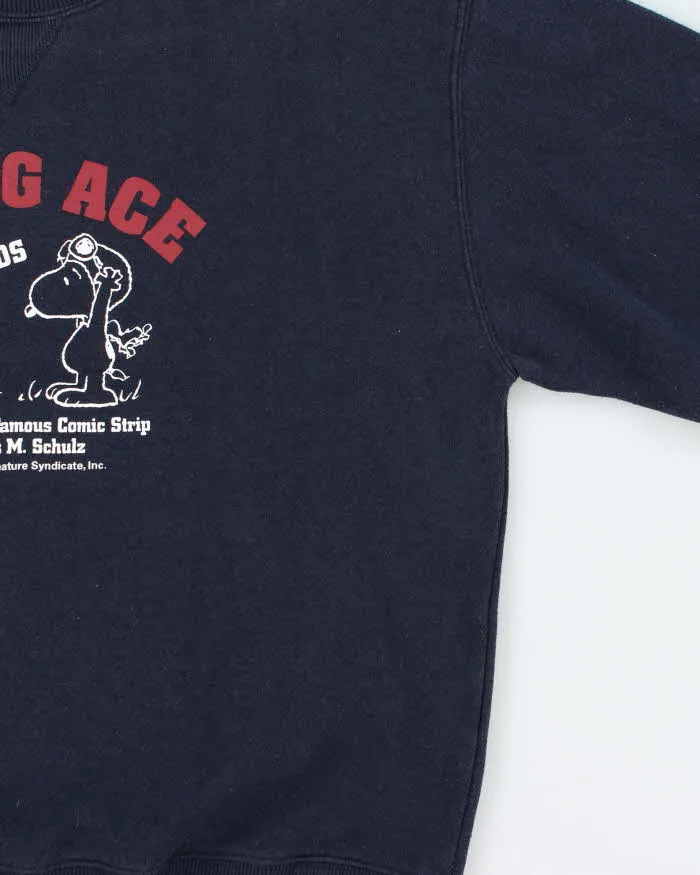 Vintage 1990s Peanuts Flying Ace Crewneck Sweatshirt - L sold by Rokit product image thumbnail 3