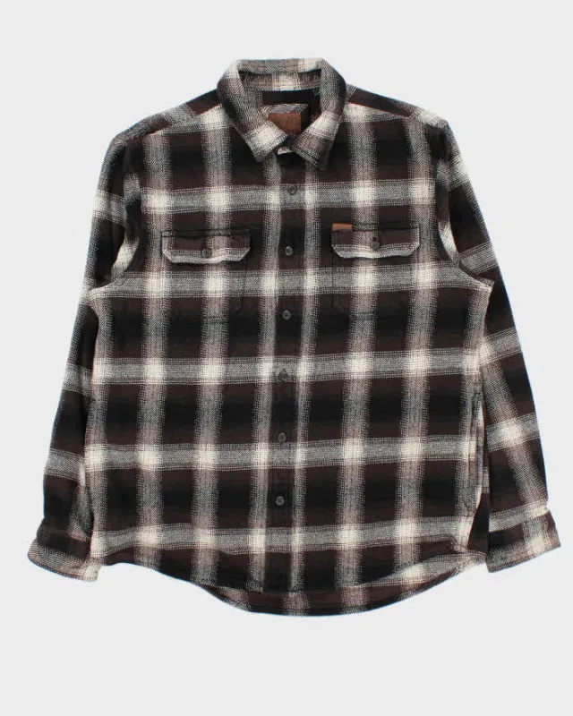 Vintage Orvis Heavyweight Plaid Flannel Over Shirt - L sold by Rokit