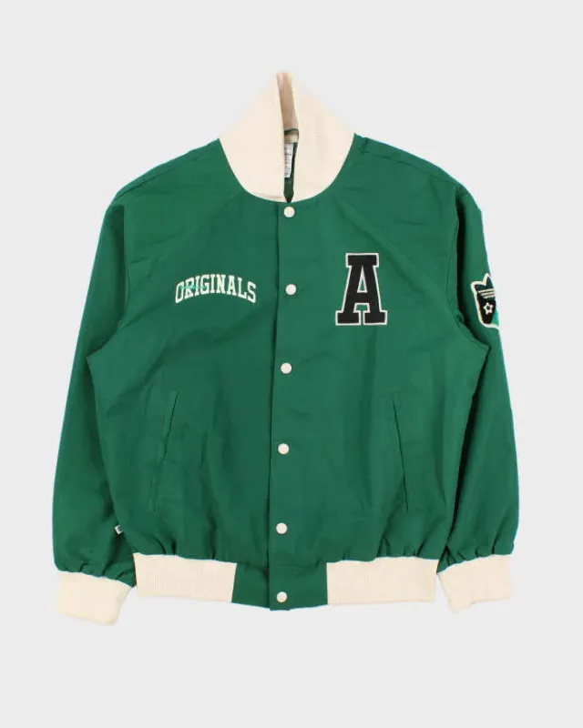 Adidas Originals Anti University 72 Soft Shell Varsity Bomber Jacket - M sold by Rokit