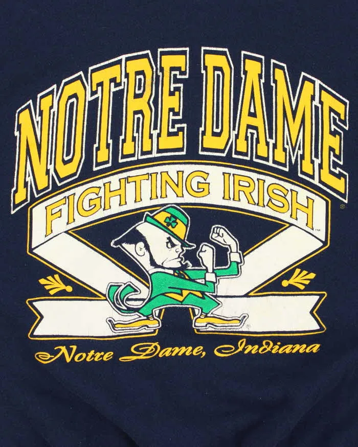 Vintage 1990s Notre Dame Fighting Irish Indiana Crewneck Sweatshirt - M sold by Rokit product image thumbnail 3