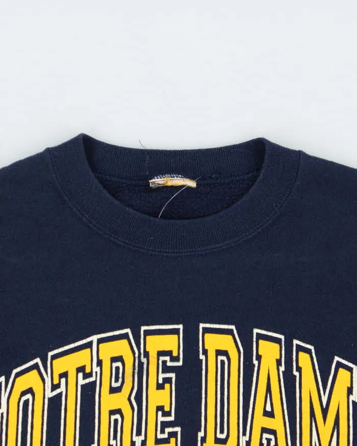 Vintage 1990s Notre Dame Fighting Irish Indiana Crewneck Sweatshirt - M sold by Rokit product image thumbnail 5