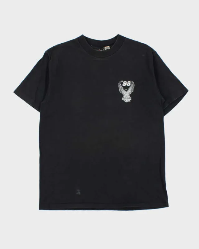 Vintage 1998 Harley Davidson Japan Single Stitch Crewneck T-Shirt - L made by Harley-Davidson