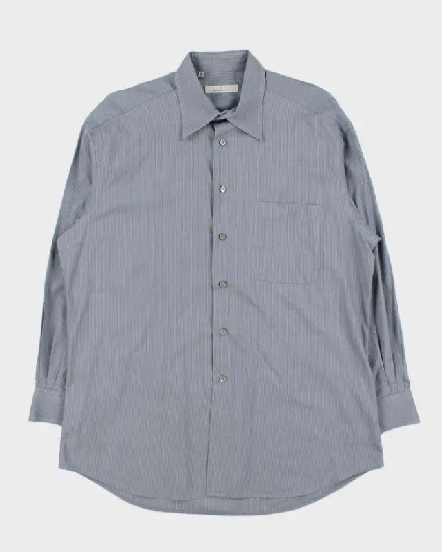 Vintage 1990s Ermenegildo Zegna Striped Long Sleeve Shirt - XL sold by Rokit