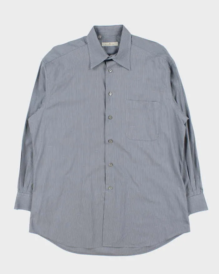 Vintage 1990s Ermenegildo Zegna Striped Long Sleeve Shirt - XL sold by Rokit