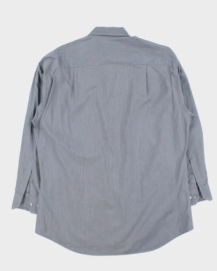 Vintage 1990s Ermenegildo Zegna Striped Long Sleeve Shirt - XL sold by Rokit product image thumbnail 2
