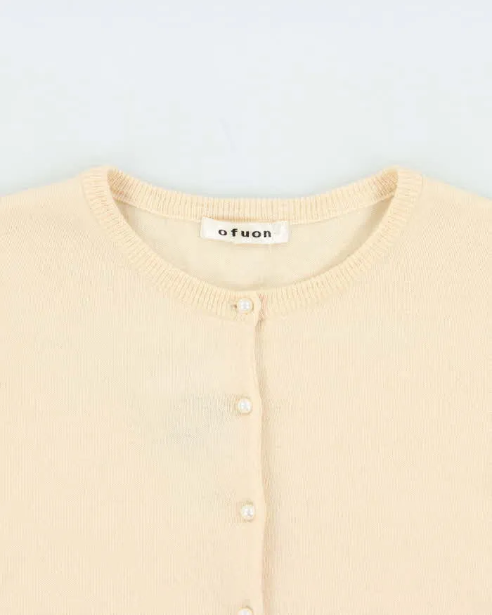 Vintage Ofuon Wool Pearl Button Cardigan - S sold by Rokit product image thumbnail 5