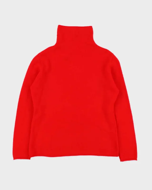 Vintage High Neck Cashmere Jumper - L sold by Rokit