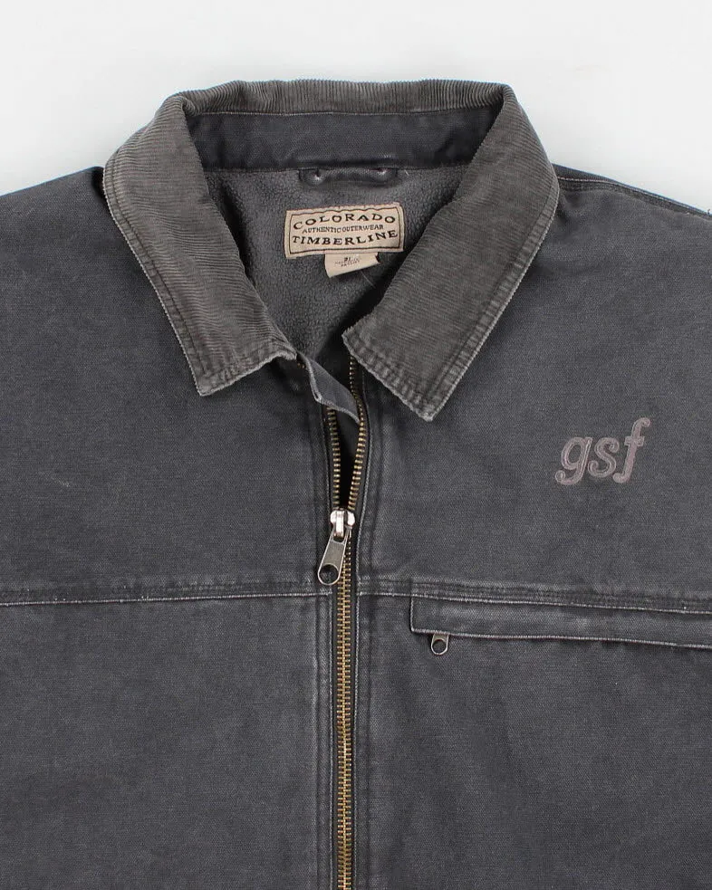 Men's Vintage Grey Cotton Workwear Jacket - XXL sold by Rokit product image thumbnail 3