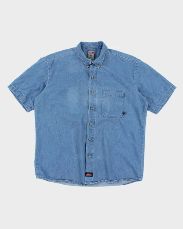 Genuine Dickies Short Sleeved Denim Shirt - XL sold by Rokit
