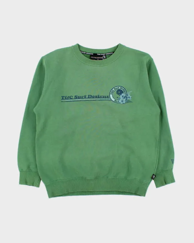 Vintage Y2K 00s T&C Surf Crewneck Sweatshirt - M made by Rokit