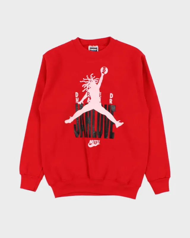 Vintage 1990s Tultex Dred Hair Jah Love Crewneck Sweatshirt - M sold by Rokit