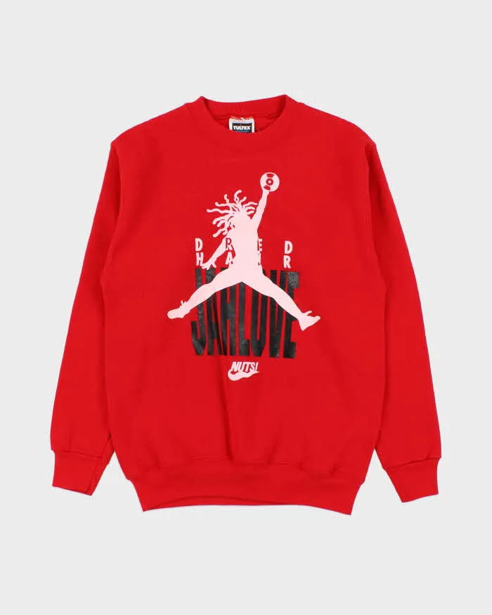 Vintage 1990s Tultex Dred Hair Jah Love Crewneck Sweatshirt - M sold by Rokit