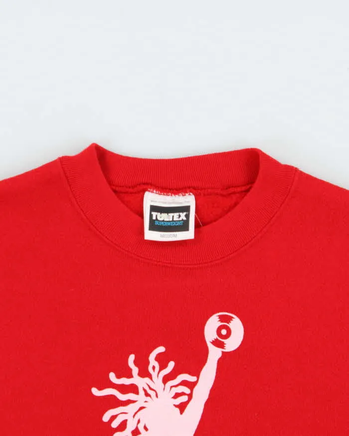 Vintage 1990s Tultex Dred Hair Jah Love Crewneck Sweatshirt - M sold by Rokit product image thumbnail 5