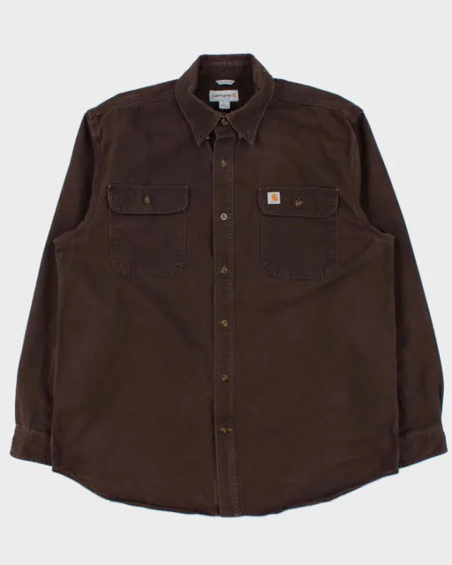 Vintage Carhartt Heavyweight Workwear Shirt - L sold by Rokit