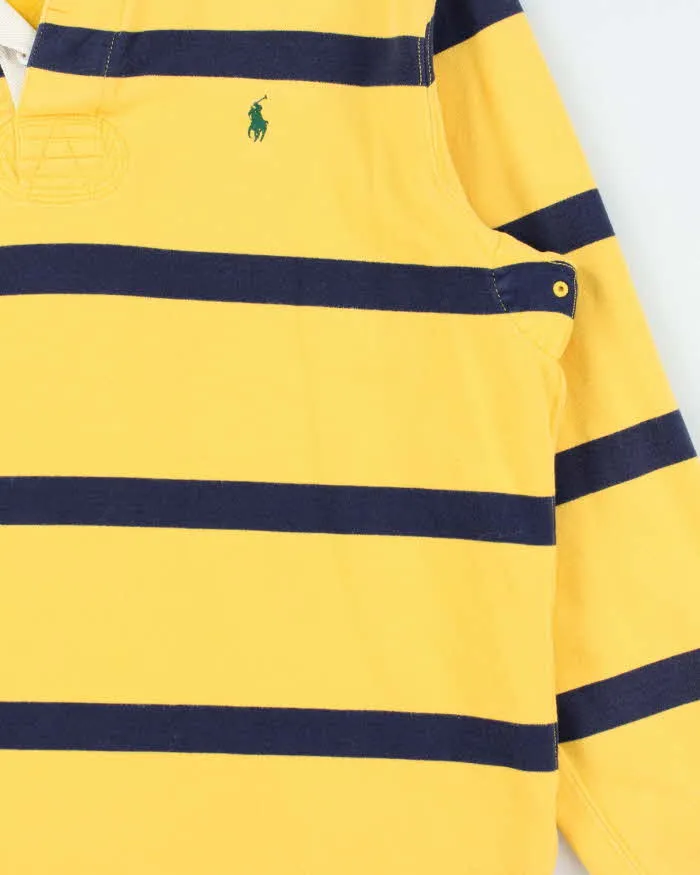 Vintage Y2K 00s Polo Ralph Lauren Striped Long Sleeve Rugby Shirt - L sold by Rokit product image thumbnail 3