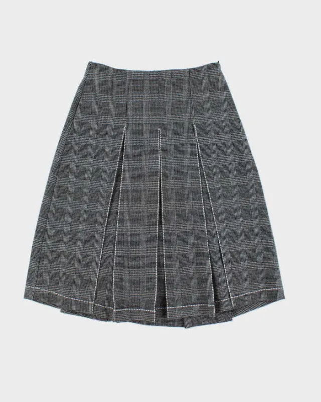 Vintage Vera Moda Pleated Checked Skirt - XS made by Rokit