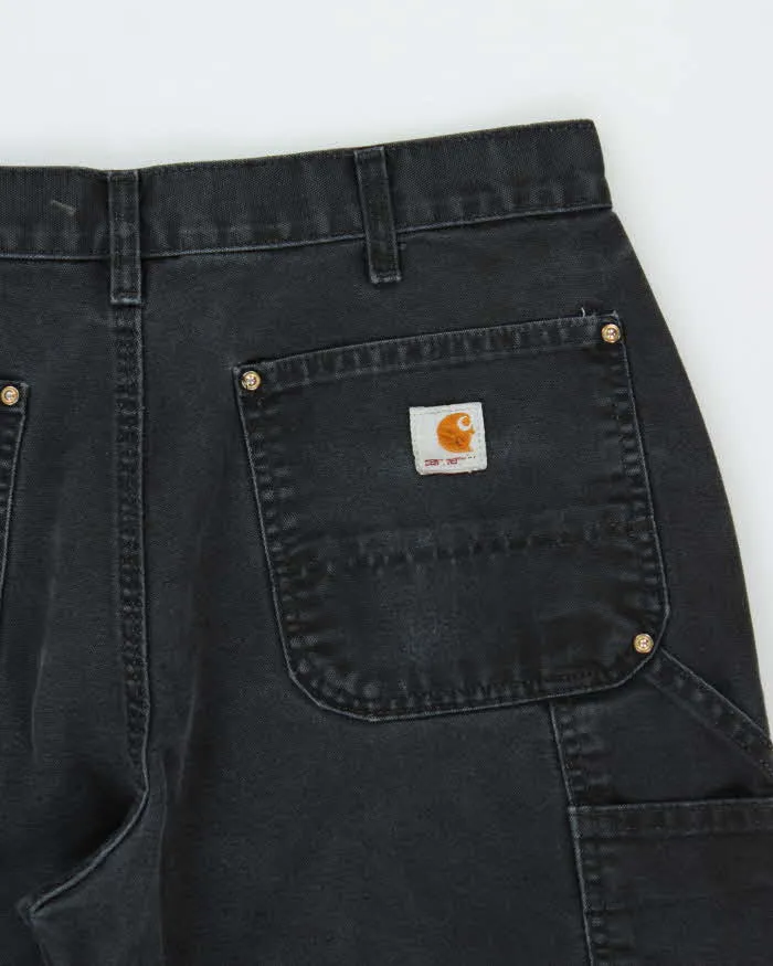 Vintage Carhartt Double Front Duck Loose Straight Workwear Trousers - W34 L29 sold by Rokit product image thumbnail 3