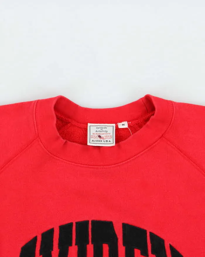 Vintage 1990s Avirex Embroidered Spell-Out Crewneck Sweatshirt - M sold by Rokit product image thumbnail 5