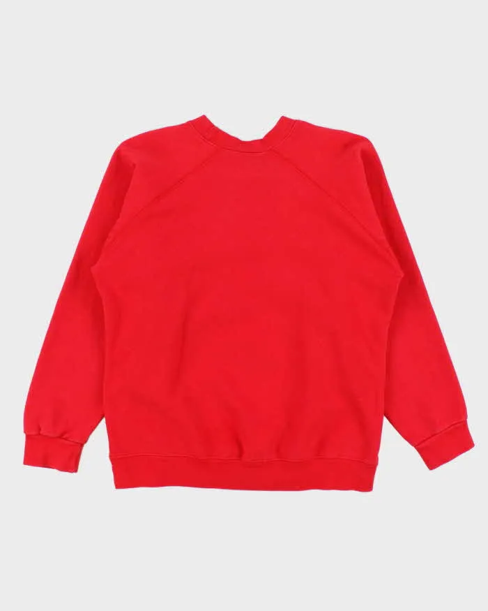 Vintage 1990s Avirex Embroidered Spell-Out Crewneck Sweatshirt - M sold by Rokit product image thumbnail 2